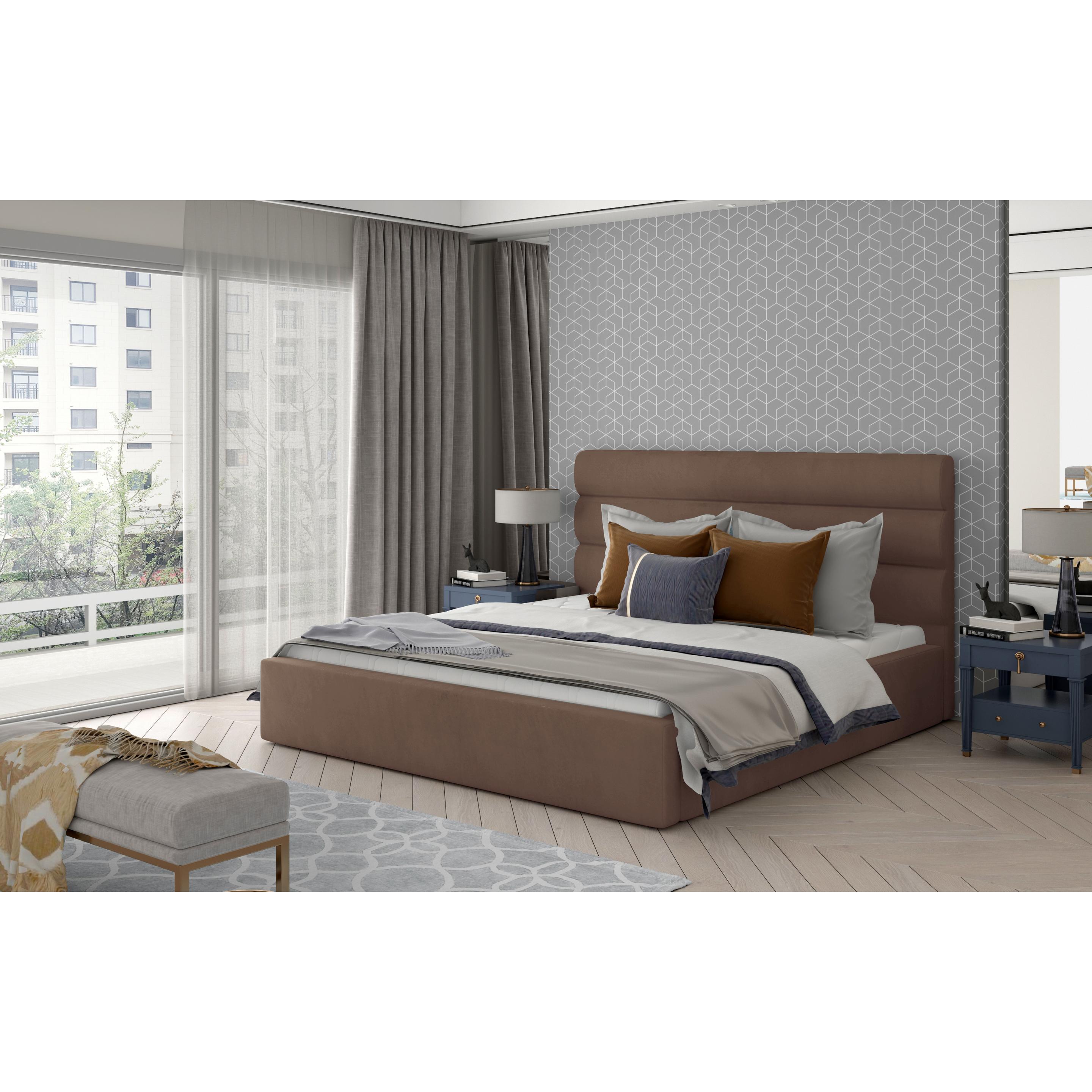 Thumbnail - ELTAP, Bett, Caramel (200 x 200 cm)