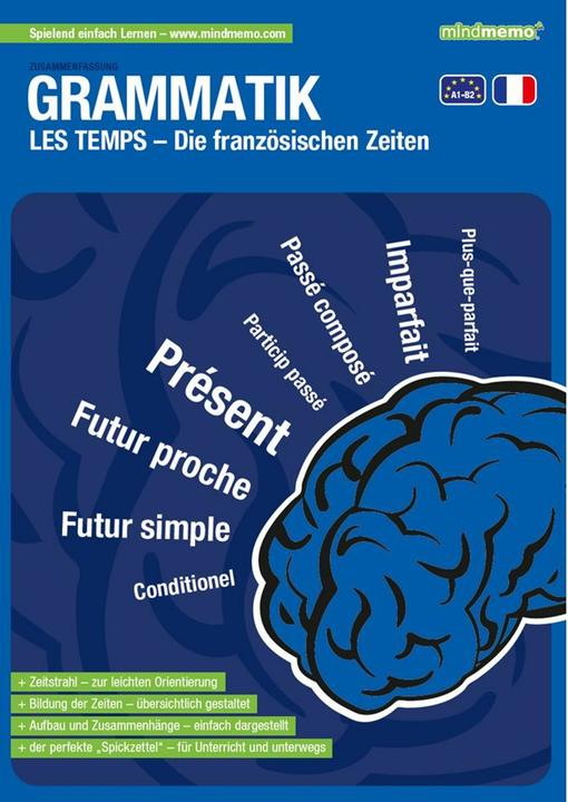 Produktbild mindmemo Lernfolder - Les temps - Die französischen Zeiten - Zusammenfassung (Deutsch, Fischer Henry, Hunstein Philipp, 2014)