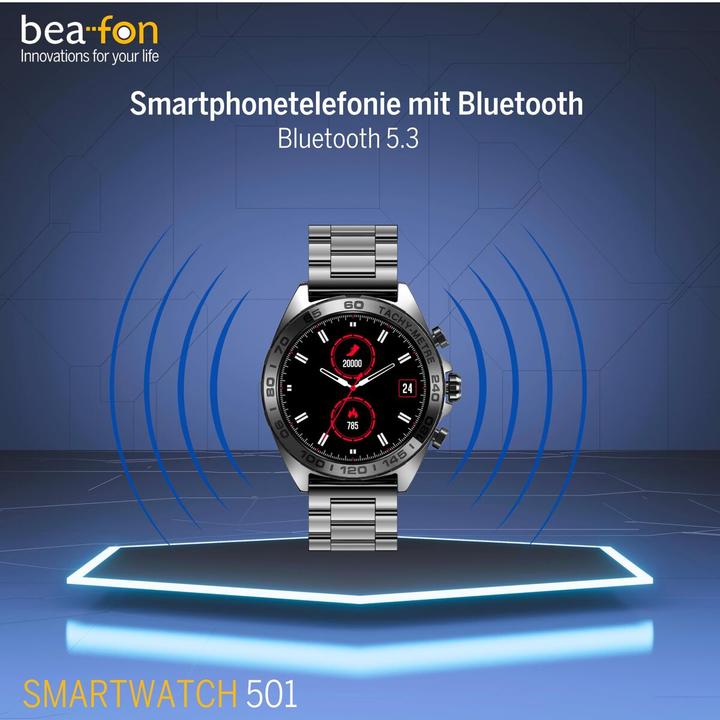 Actual product image Bea-Fon Smartwatch 501, sb (46.30 mm)