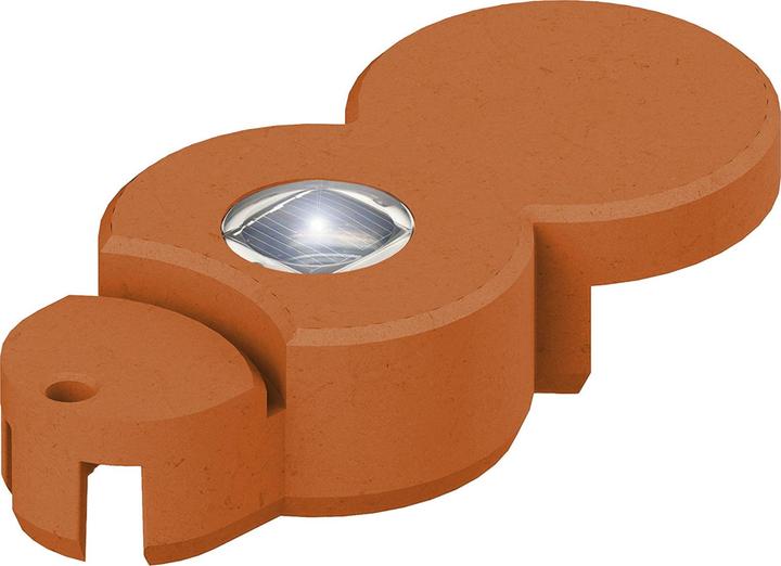 Produktbild HTI-Living Beetumrandung Nessa Solar Palisade 12-teilig Terracotta (264 cm)