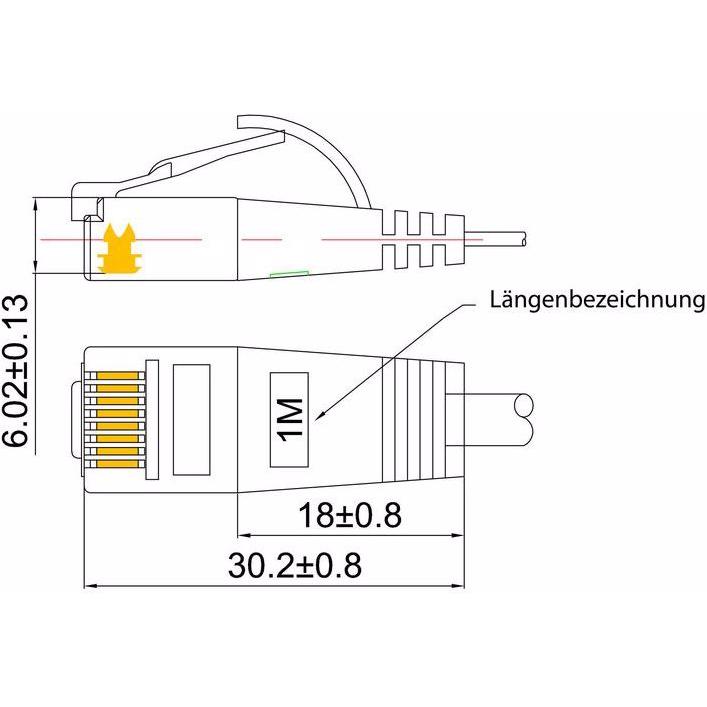 Thumbnail - Wirewin Netzwerkkabel (F/FTP, CAT6, 0.15 m), Netzwerkkabel