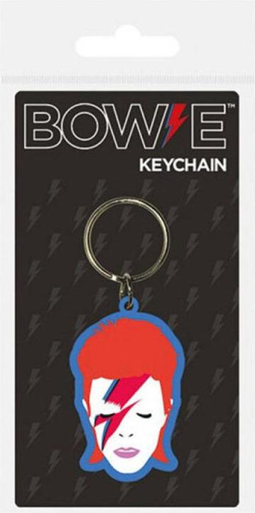 Actual product image Pyramid David Bowie porte-clés caoutchouc Aladdin Sane 6 cm