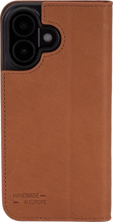 Actual product image JT Berlin Genuine leather BookCase Tegel for Apple iPhone 17 cognac (Apple iPhone 17)
