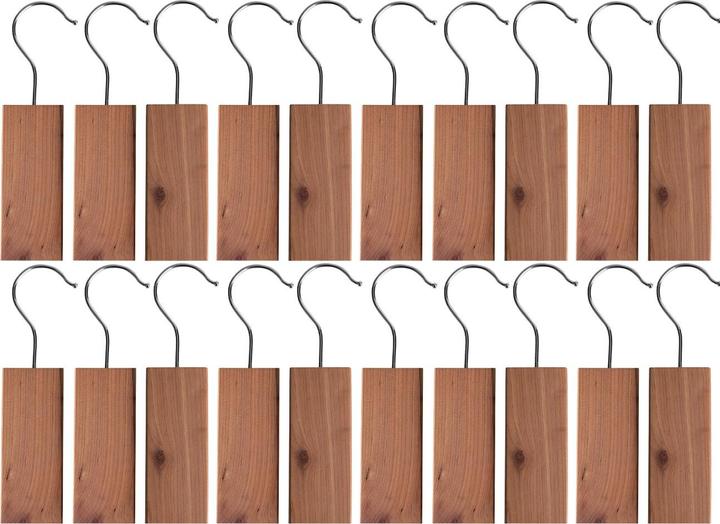 Image du produit Casativo Lot de 20 blocs en bois de cèdre contre les mites, grand modèle