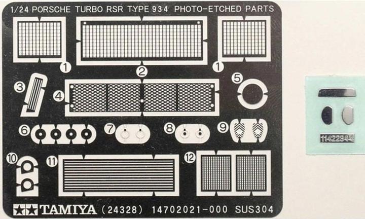 Actual product image Tamiya Porsche 934 Jägermeister