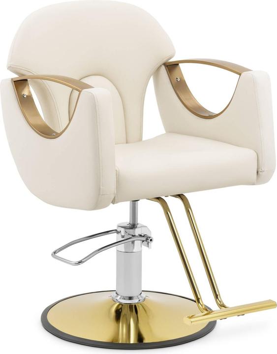 Physa Salon Chair with Footrest - 55 - 65 cm - 180 kg - Cream