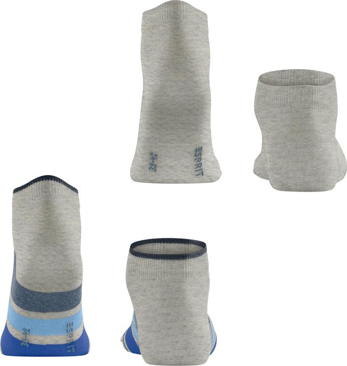 Produktbild Esprit Multi Stripe 2-Pack Baumwollsneakersocken (2er Pack, 43 - 46)