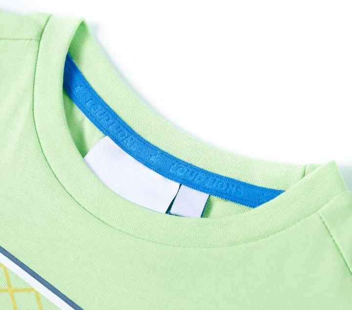Immagine prodotto vidaXL Maglietta da bambino verde lime 140,Materiale: 100 % cotone,Colore (140)
