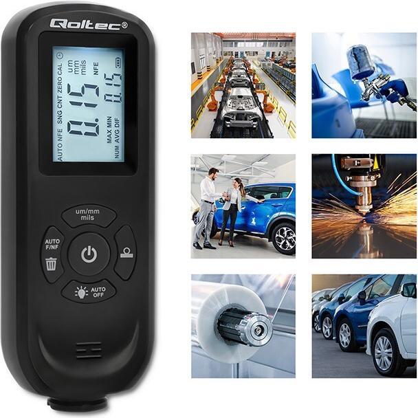 Produktbild Qoltec Schichtdickenmessgerät mit LCD 0-2000 μm