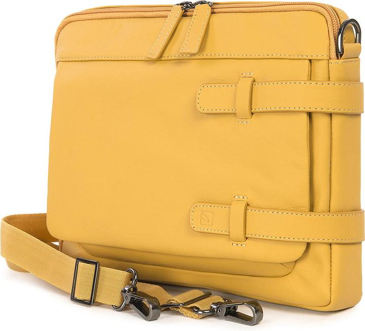 Immagine prodotto Tucano Tema cross-body, custodia in pelle per iPad mini, tablet fino a 8 pollici, giallo senape
