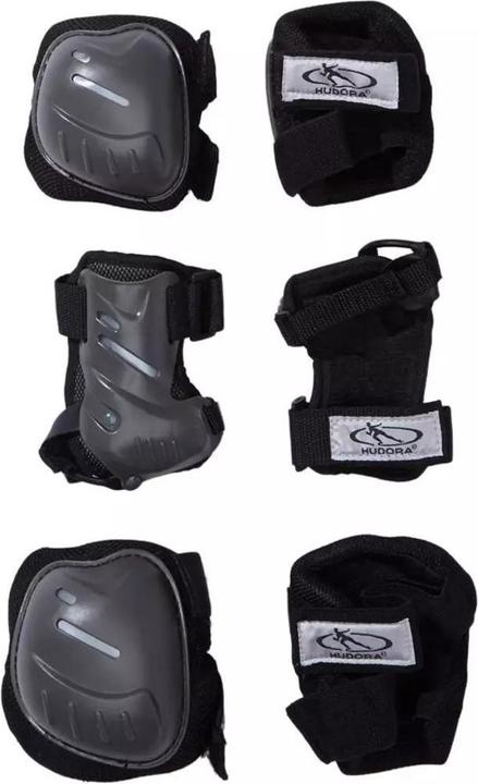 Actual product image Hudora Biomechanical protector set (S, Wrist protectors, Elbow protectors, Knee pad, Unique specimen)