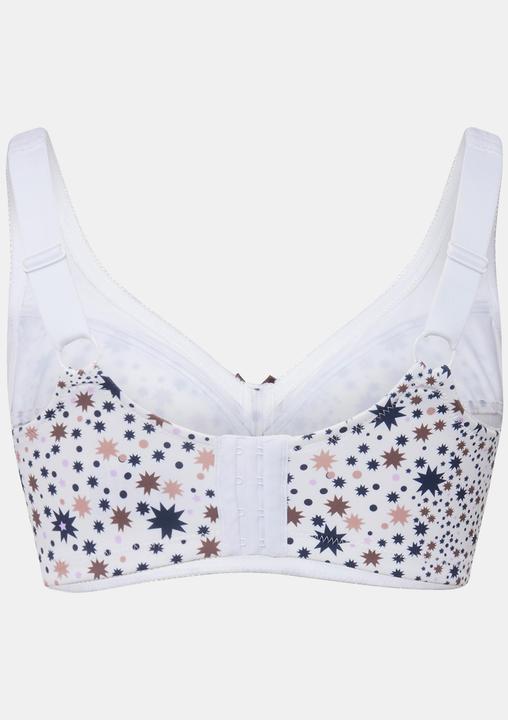 Actual product image Ulla Popken Star Print Relief Bra (90 C)