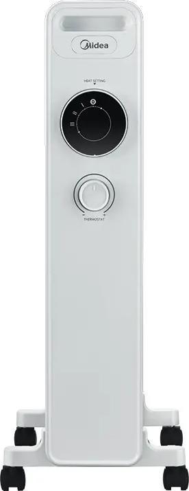 Image du produit Midea NY2009-22M | Radiateur à bain d'huile | 2000 W | Nombre de niveaux de puissance 3 | Blanc (2000 W)