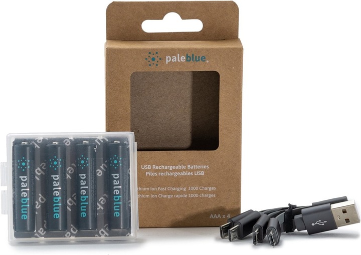 Image du produit Pale Blue Pack de 4 AAA (4 pcs, AAA, 750 mAh)