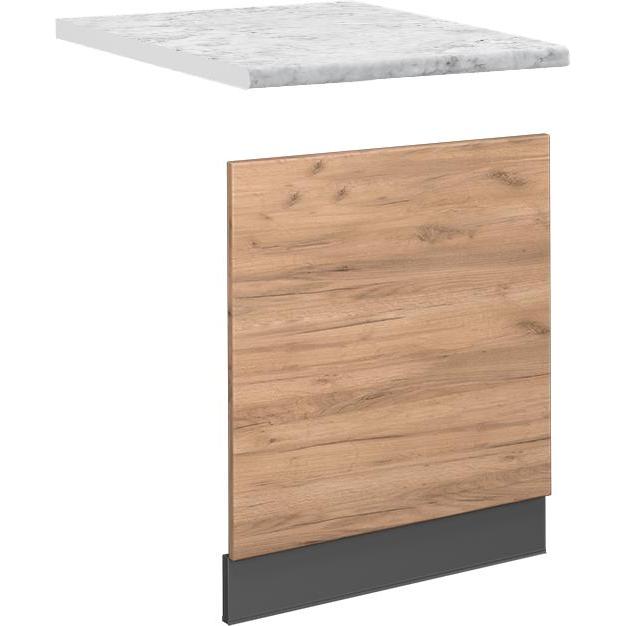 Vicco Frontblende Fame-Line, Geschirrspüler Zubehör, Braun