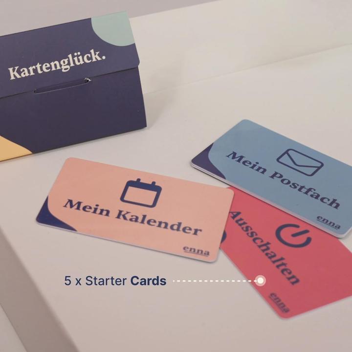 Image du produit Enna Tablet pour seniors avec dock et cartes, appels vidéo, albums photos, abonnement familial (WLAN uniquement, 10", Argent, Gris, Noir)