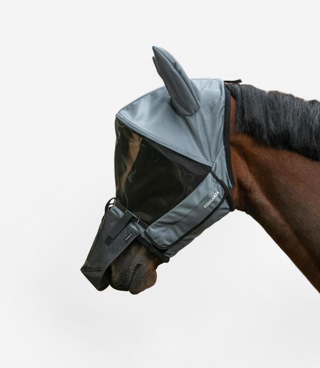 Actual product image Fouganza Fly mask horse polyester