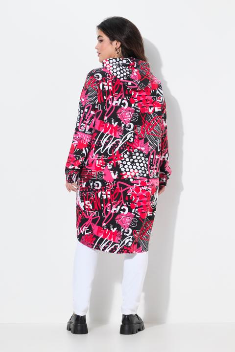 Actual product image Angel of Style Long-Hoodie, A-Linie, Sweater, Patchprint, Kapuze (46, 48)