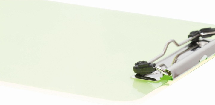 Produktbild Maul Klemmbrett neon, DIN A4, transparent-gelb aus Kunststoff, flache, vernickelte Bügelklemme (22.6 x 31.8 cm)