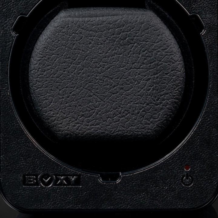 Produktbild Beco Uhrenbeweger Boxy Fancy Brick - Schwarz Leder ohne Netzteil