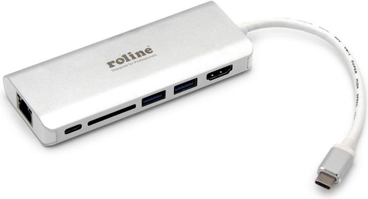 Produktbild Roline Docking Station USB Typ C - HDMI (USB-C, 2 Ports)