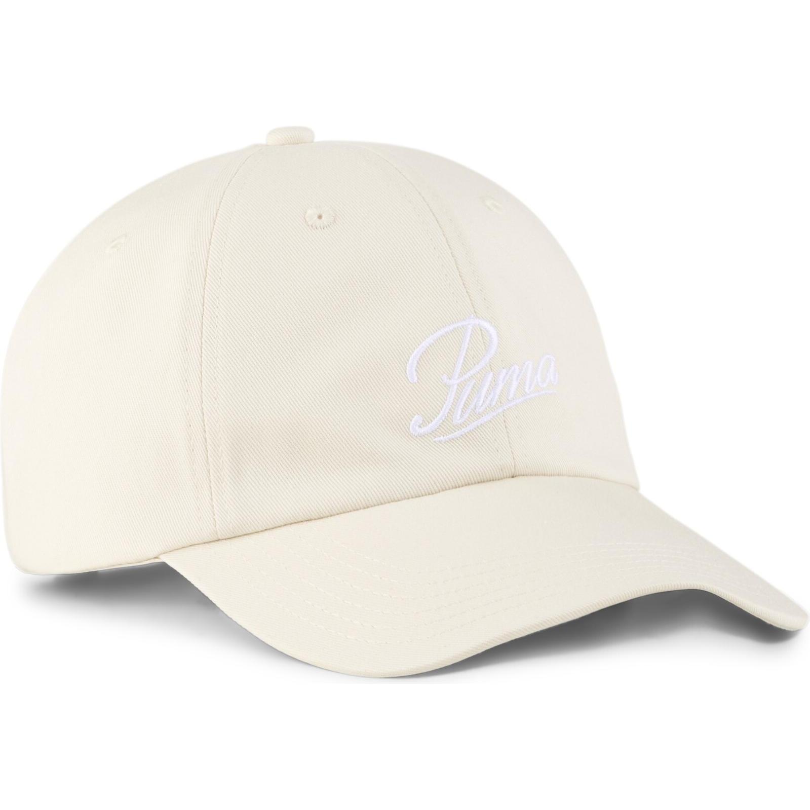 Puma, Herren, Cap, ESS SCRIPT LOGO Dad Cap, Weiss