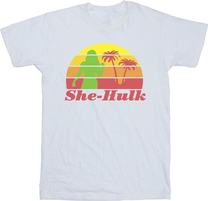Actual product image Mens She-Hulk: Attorney At Law Sunset Flex T-Shirt (5XL)