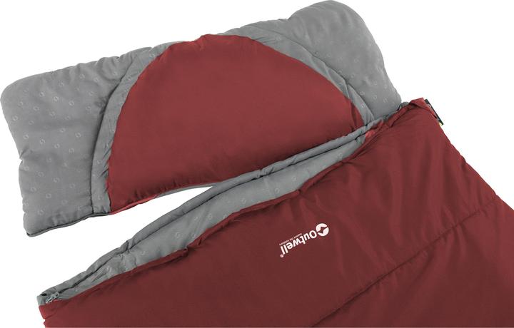 Image du produit Outwell Sac de couchage Contour Lux polyester, rouge foncé, quantité (220 cm)
