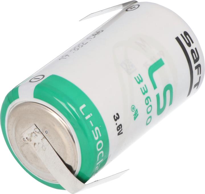 Produktbild Saft Batterie LS33600 mit Lötfahne Z-Form (1 Stk., D, 1700 mAh)