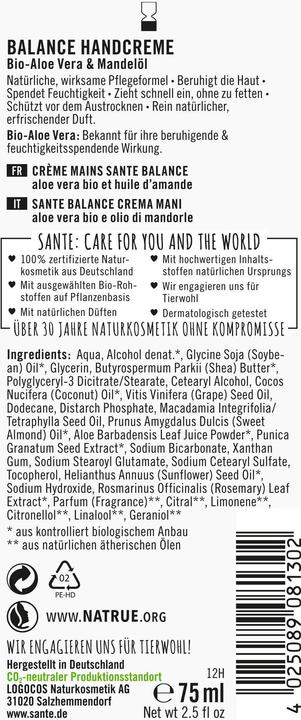 Produktbild Sante Balance (75 ml)