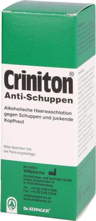 Image du produit Kanzlsperger Criniton Lotion capillaire antipelliculaire, 125 ml de solution (125 ml)