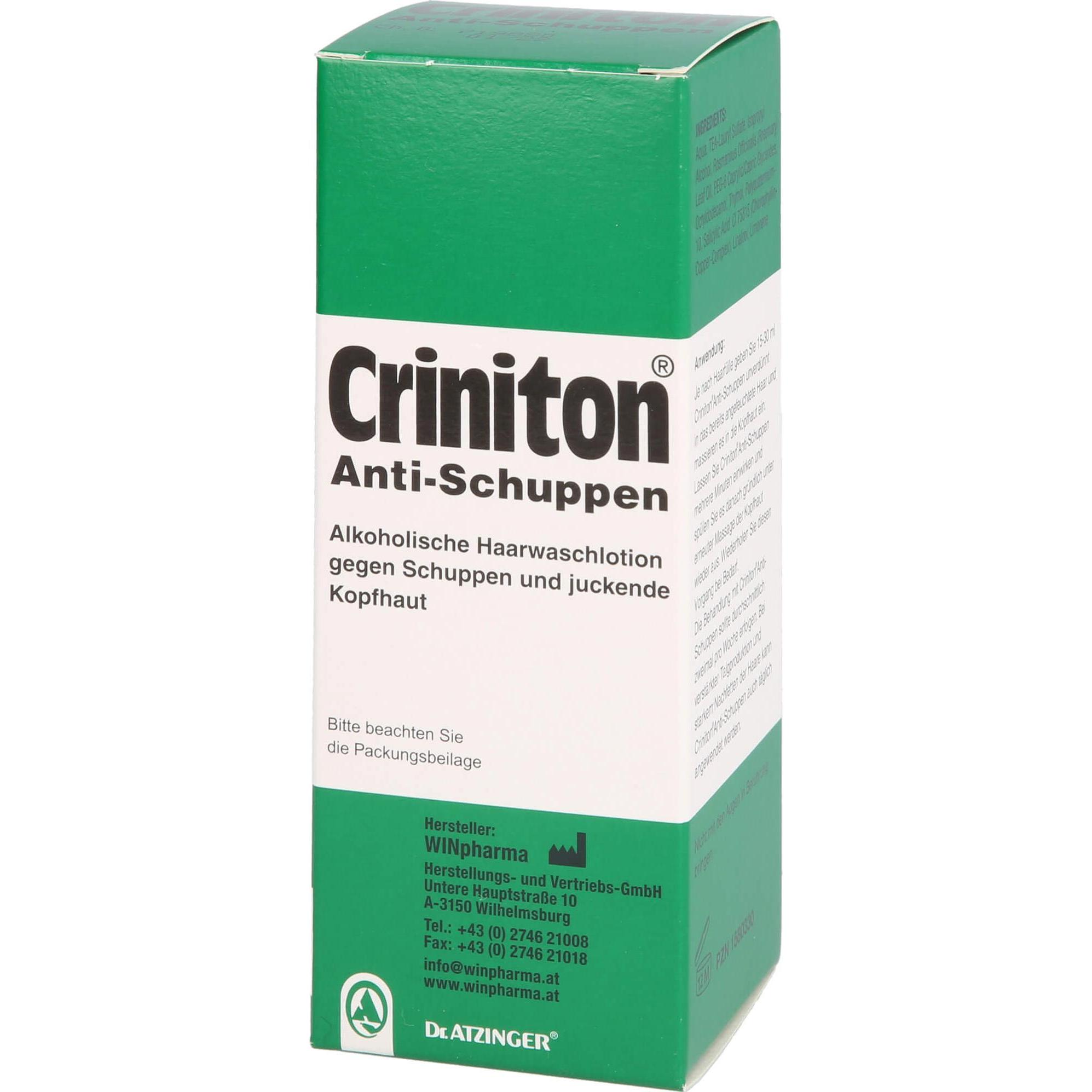 Thumbnail - Kanzlsperger, Duschmittel, Criniton Anti-Schuppen Haarwaschlotion, 125 ml Lösung (125 ml)