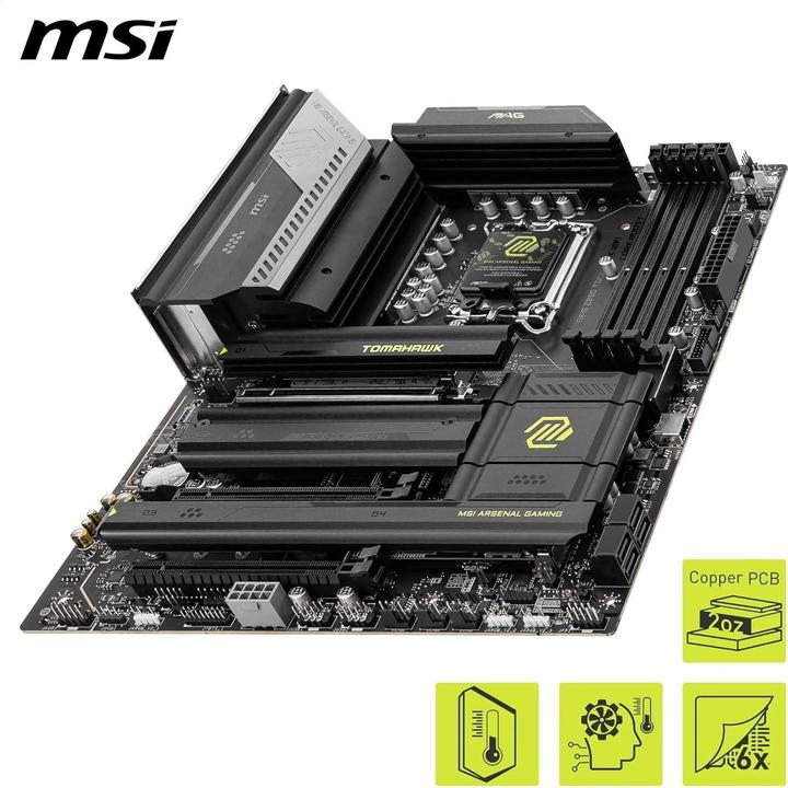 Produktbild MSI MAG Z890 TOMAHAWK WIFI (LGA 1851, Intel Z890, ATX)