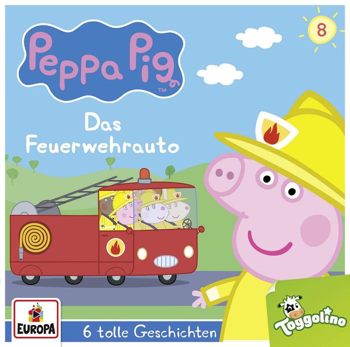 Actual product image Peppa Pig 08 - The Fire Truck (Peppa Pig radio plays, German)