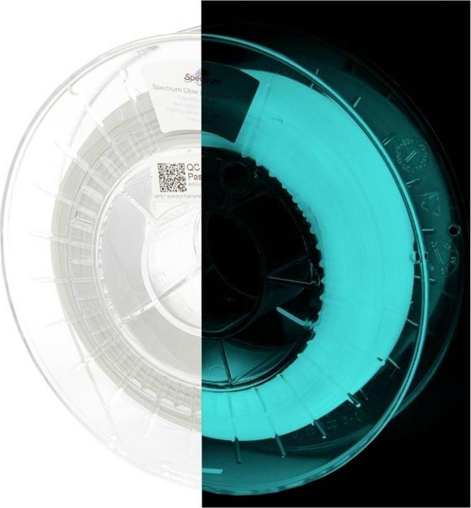 Image du produit PETG Glow in the Dark Blue 0.5kg 1.75mm (PETG, 1.75 mm, 500 g)