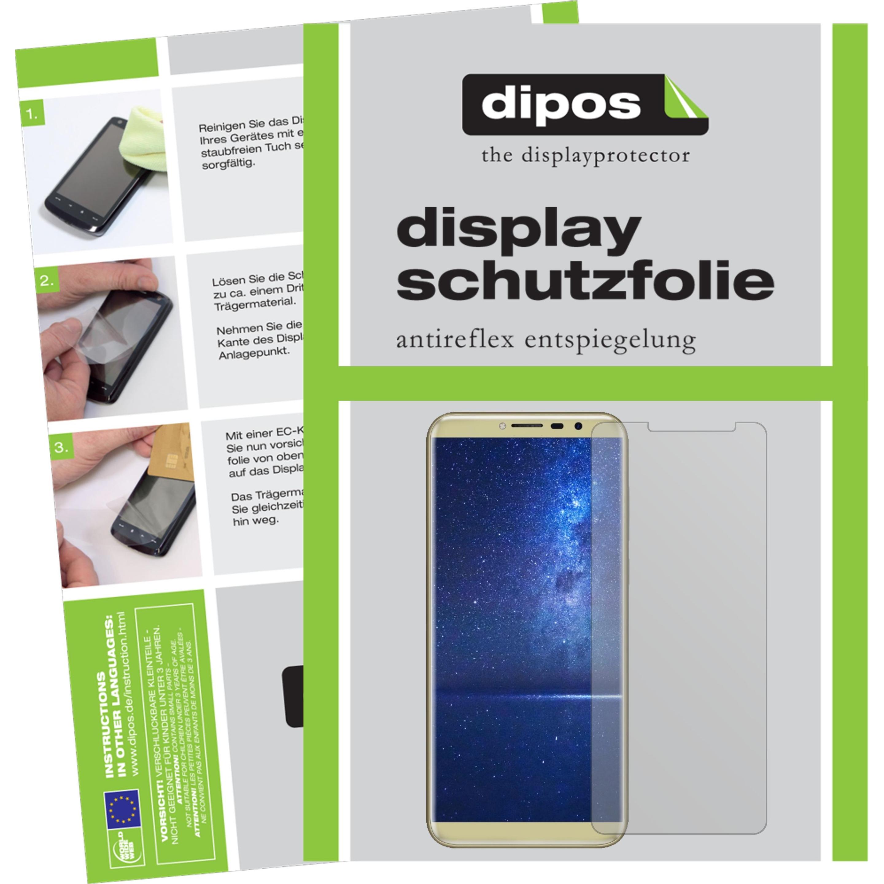 Dipos Displayschutzfolie Antireflex (5 Stück, Cubot X18), Smartphone Schutzfolie, Transparent