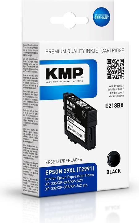 Produktbild KMP E218BX Tintenpatrone kompatibel mit Epson T 2991 XL (BK)