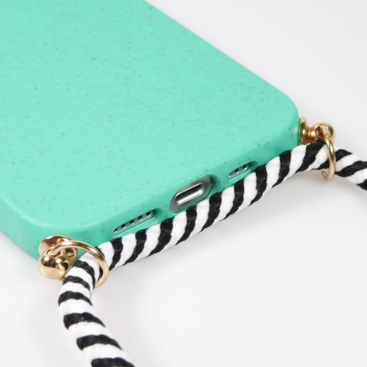 Produktbild PhoneLook Hülle Bio Eco-Friendly Vegan mit Handykette Necklace Türkis