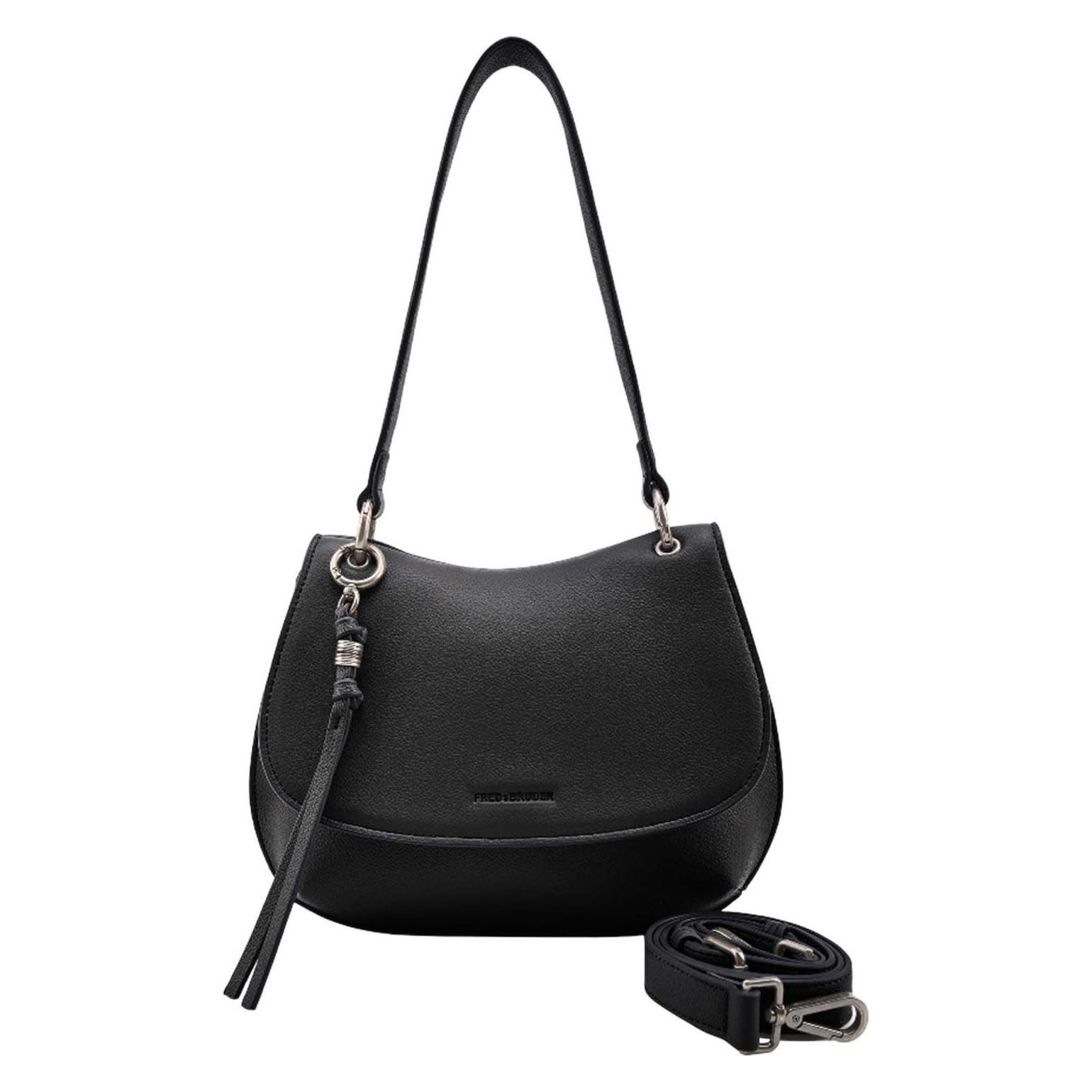 FredsBruder, Damen, Handtasche, My Bestie Small Saddle, Schwarz