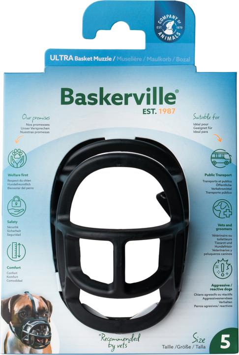 Produktbild Company of Animals Ultra-Maulkorb Baskerville (5, Hund, Hundesport, Spazieren)