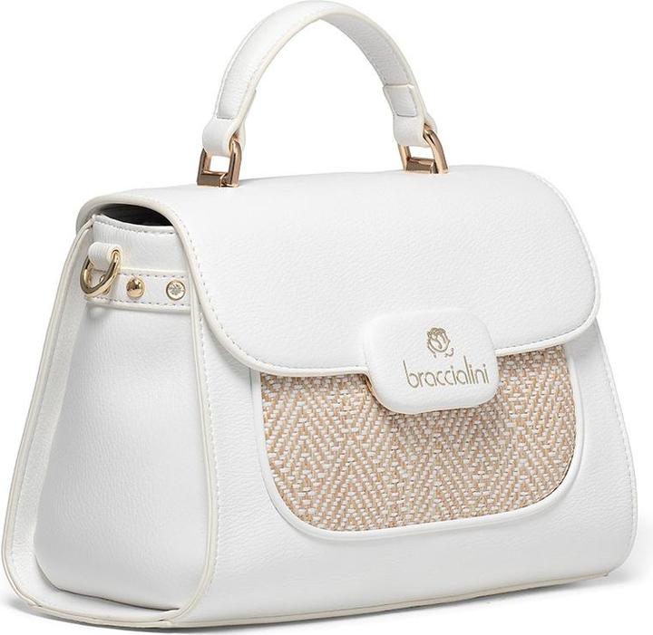 Actual product image Braccialini Damen Handtasche - Modell Erisma Chic - Textil & Polyester - 25.0 X 17.5 X 12.5 Cm