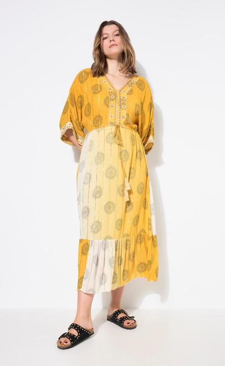 Produktbild Studio Untold Maxikleid, A-Linie, Kimono-Style, Farbverlauf, Stickerei (42, 44)