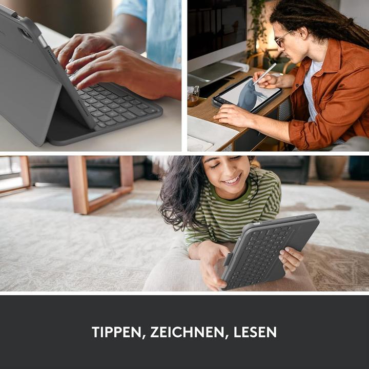 Produktbild Logitech Slim Folio (Deutschland, Apple iPad 2022 (10. Gen))