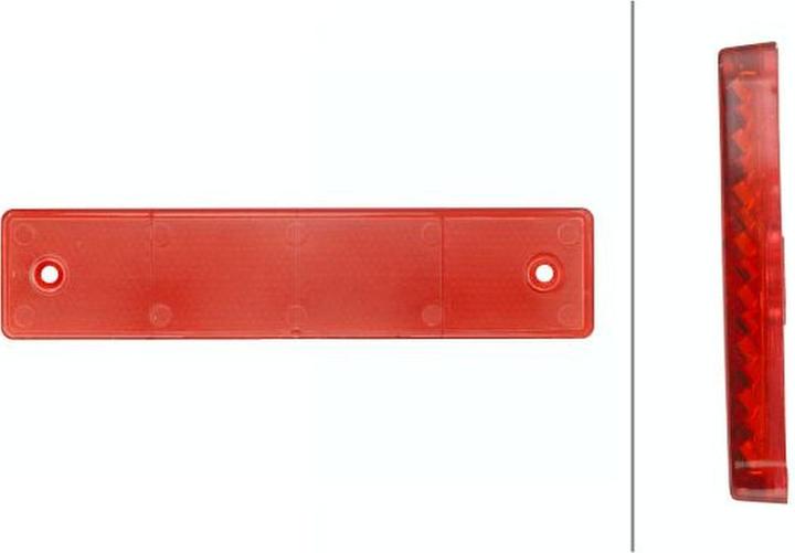 Produktbild Hella 20 Rückstrahler hinten Anbau für FIAT FORD VOLVO FAUN SAME LIEBHERR CLAAS