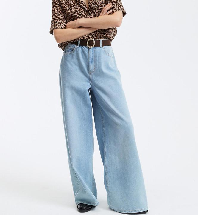 Actual product image La Redoute Collections Extra-wide high-waist jeans (Frequency band 38 (2600 MHz))