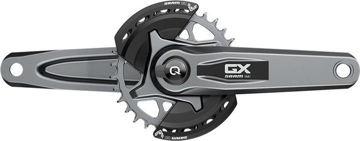 Actual product image Quarq Power Meter Crankset GX Eagle AXS Transmission MTB Wide DUB (165 mm)