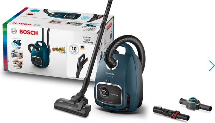Produktbild Bosch Hausgeräte Compaxx'x BGL 6FAM1 blau Staubsauger mit Tasche