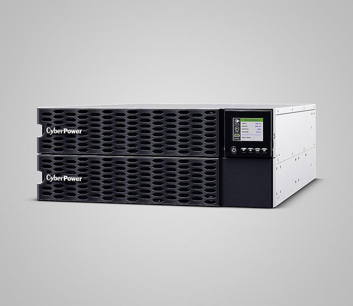 Produktbild Cyberpower USV, OL Tower/19"-Serie, 10000VA/10000W, 4HE, On-Line, LCD, USB/RS232, ext. Runtime, Ink (10000 VA, 10000 W, Online-Doppelwandler USV)