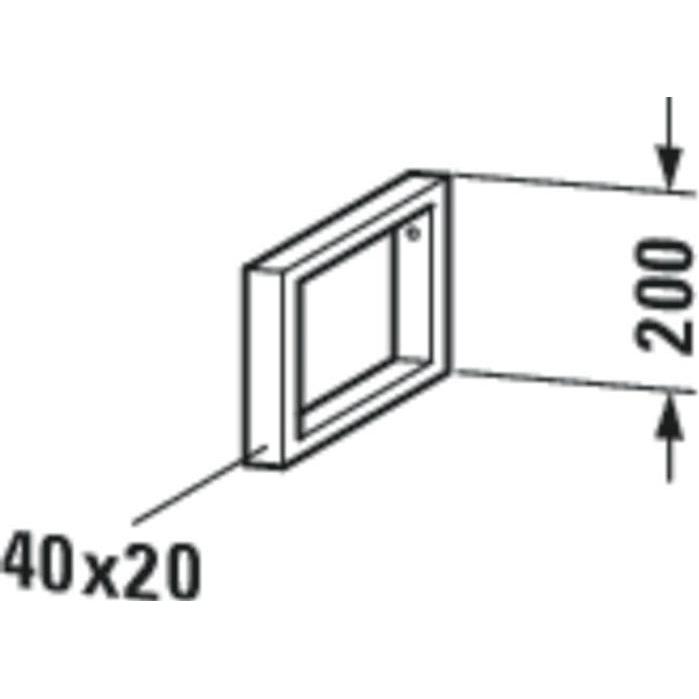 Thumbnail - Duravit, Handtuchhalter + Handtuchhaken, Konsolenträger Handtuchhalter