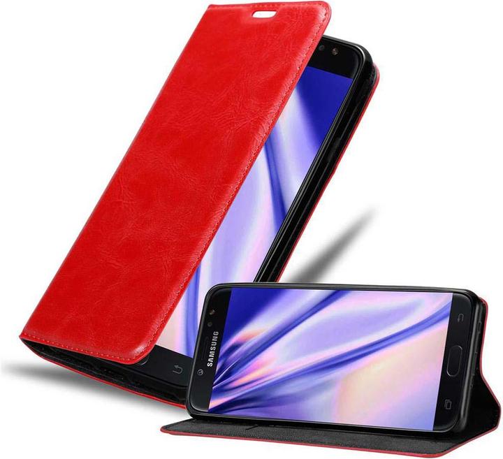 Actual product image Cadorabo Book Invisible Magnet Cover (Samsung Galaxy J7 2018)